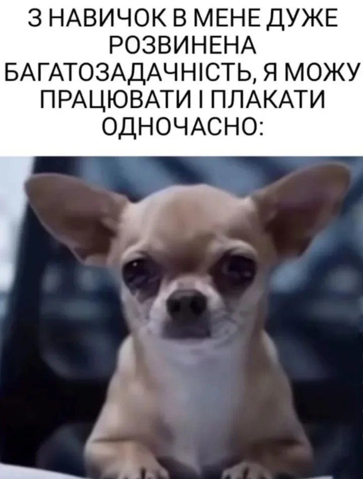 мемы про навыки и многозадачность