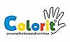 Logo Colorit – розмальовка кольоровим піском