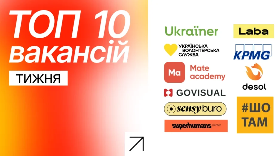 Найпопулярніші вакансії тижня на Happy Monday: 10 пропозицій від крутих роботодавців