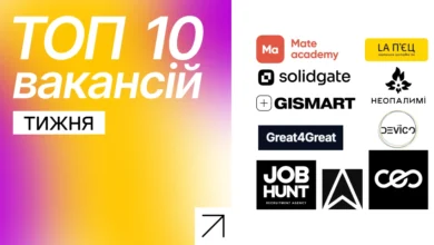 Найпопулярніші вакансії тижня на Happy Monday: 10 пропозицій від крутих роботодавців