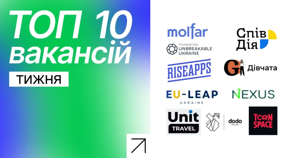 Найпопулярніші вакансії тижня на Happy Monday: 10 пропозицій від крутих роботодавців