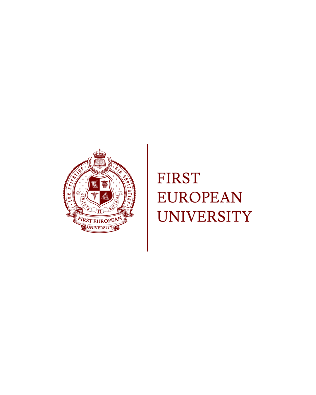 Logo TikTok-менеджер до First European University