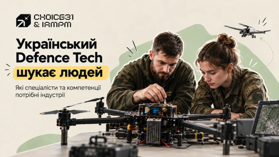 The Ukrainian Defence Tech sector is actively developing and needs new specialists